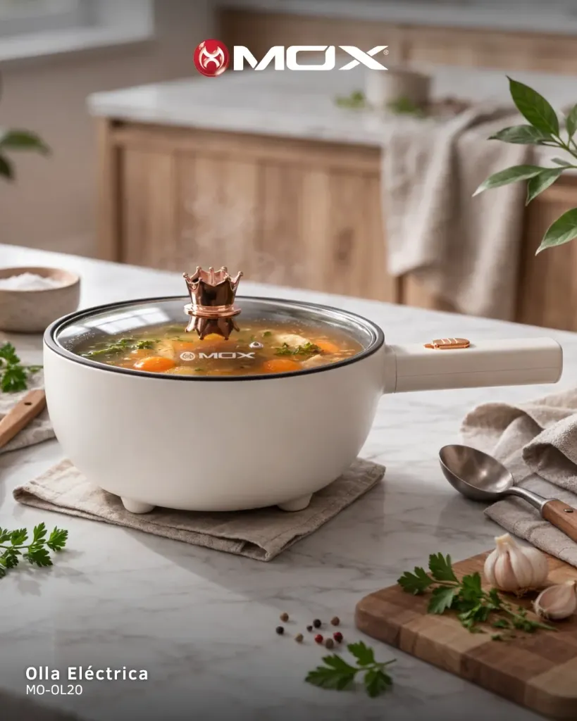 Olla electrica MOX MOL20- 1500W- 220V - BEIGE